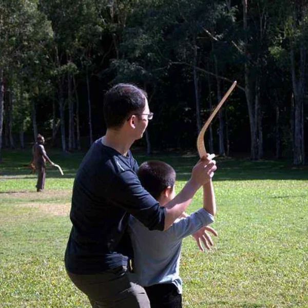 New Kangaroo Throwback V Shaped Boomerang Flying Disc Throw Catch Outdoor Game kids toys Parent-child interactive game props - Imagem 3