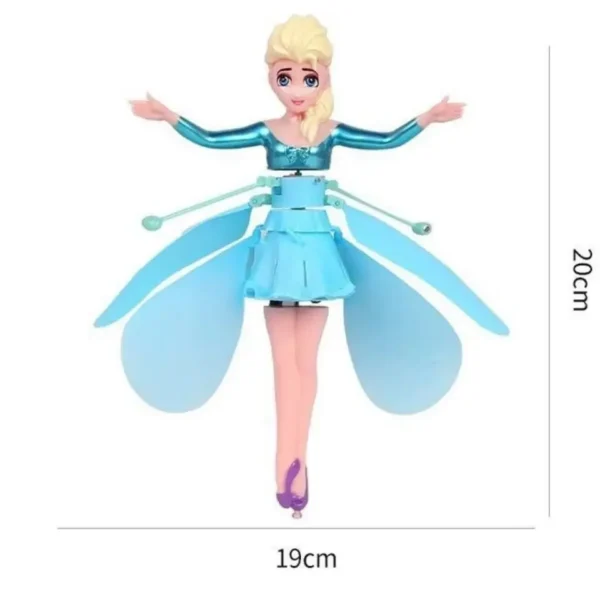 Disney Frozen Aircraft Cartoon Anime Cute Elsa Induction Flying Magic Fairy Gesture Levitation Flying Toy for Kids Birthday Gift - Imagem 5