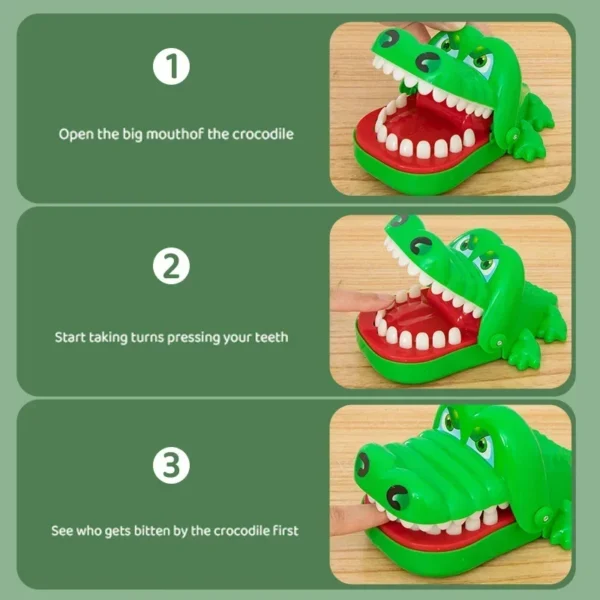 Finger-biting Trick Toys Simulation Crocodile Shark Bite Finger Decompression Game Gag Toys Cool Stuff for Kids Children Gifts - Imagem 6