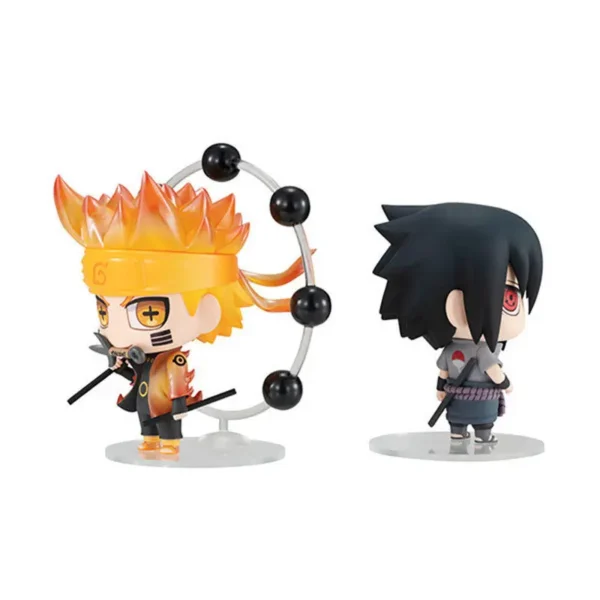 Anime Naruto Action Figure Naruto Sasuke Kakashi Itachi Model Toys Desktop Ornament Decoration Gift Boy Girl - Imagem 3