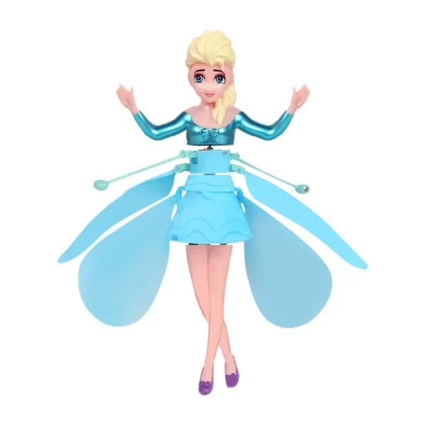 Disney Frozen Aircraft Cartoon Anime Cute Elsa Induction Flying Magic Fairy Gesture Levitation Flying Toy for Kids Birthday Gift - Imagem 4