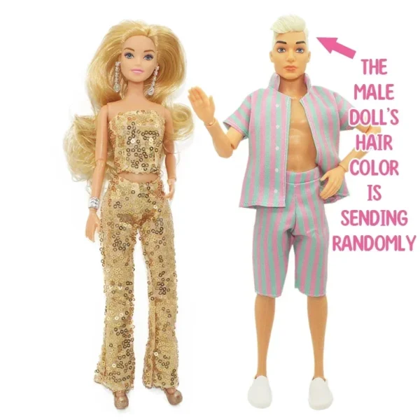 30cm Babi Film Doll with Pink Checkered Dress Joint Move 1/6 BJD Bonecas Men Model Clothes Shoes Accessories Toys for Girls Gift - Imagem 21