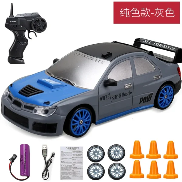 2.4G High speed Drift Rc Car 4WD Toy Remote Control AE86 Model GTR Vehicle Car RC Racing Cars Toy for Children Christmas Gifts - Imagem 11