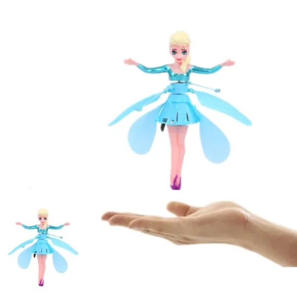 Disney Frozen Aircraft Cartoon Anime Cute Elsa Induction Flying Magic Fairy Gesture Levitation Flying Toy for Kids Birthday Gift - Imagem 3