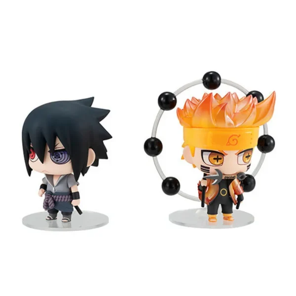 Anime Naruto Action Figure Naruto Sasuke Kakashi Itachi Model Toys Desktop Ornament Decoration Gift Boy Girl - Imagem 2