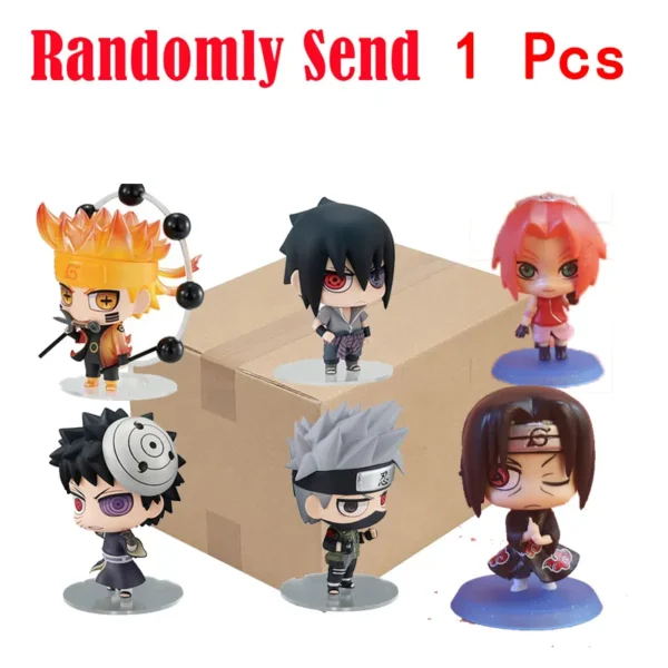 Anime Naruto Action Figure Naruto Sasuke Kakashi Itachi Model Toys Desktop Ornament Decoration Gift Boy Girl - Imagem 13