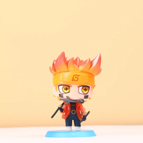 Anime Naruto Action Figure Naruto Sasuke Kakashi Itachi Model Toys Desktop Ornament Decoration Gift Boy Girl - Imagem 7