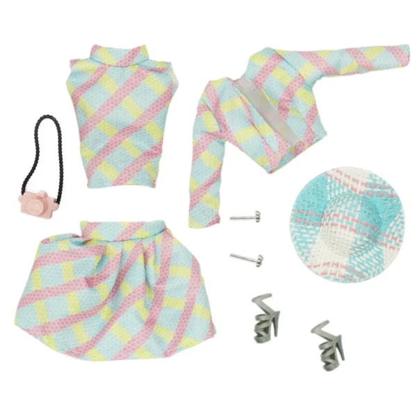 30cm Babi Film Doll with Pink Checkered Dress Joint Move 1/6 BJD Bonecas Men Model Clothes Shoes Accessories Toys for Girls Gift - Imagem 22