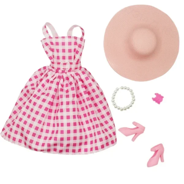 30cm Babi Film Doll with Pink Checkered Dress Joint Move 1/6 BJD Bonecas Men Model Clothes Shoes Accessories Toys for Girls Gift - Imagem 14