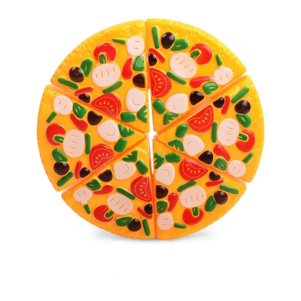 Children Simulation Kitchen Toys Set Pretend Play Fruit Vegetable Pizza Cutting Early Education Toys for Kids Play House Game - Imagem 6