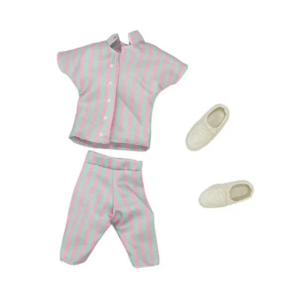30cm Babi Film Doll with Pink Checkered Dress Joint Move 1/6 BJD Bonecas Men Model Clothes Shoes Accessories Toys for Girls Gift - Imagem 16